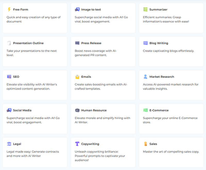 Designs.ai also have AI copywriting tools