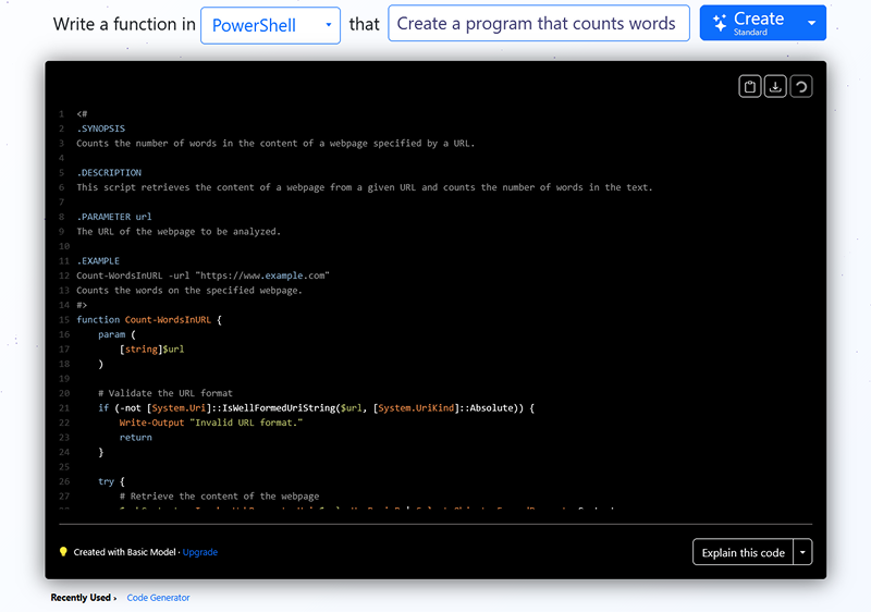 Codepal.ai Logo main window for authorized users