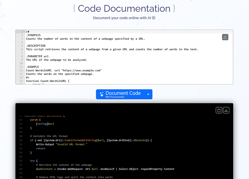 Codepal.ai Logo code documentation generator