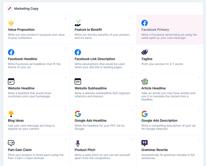 Headlime marketing features