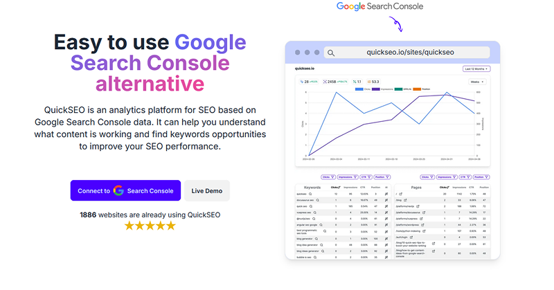 Quickseo.io main banner proposal