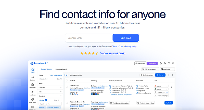 Seamless.ai main proposal