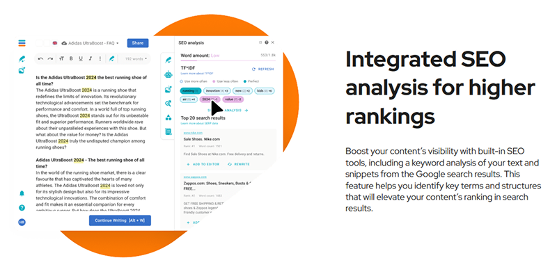 Neuroflash SEO tool banner