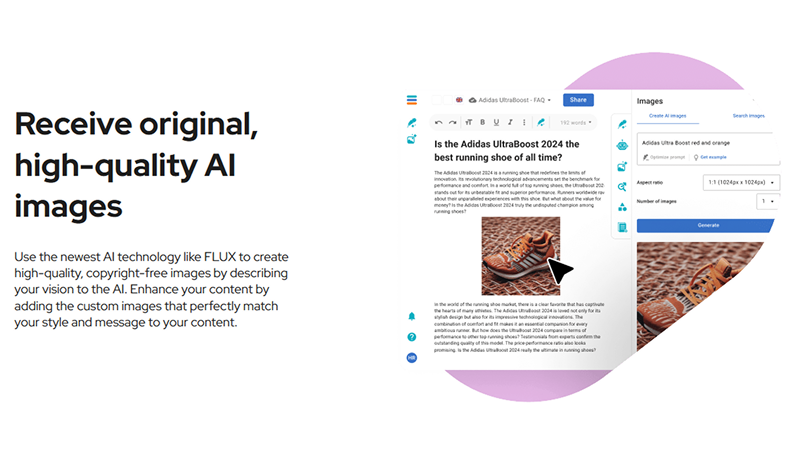 Neuroflash image creation AI tool