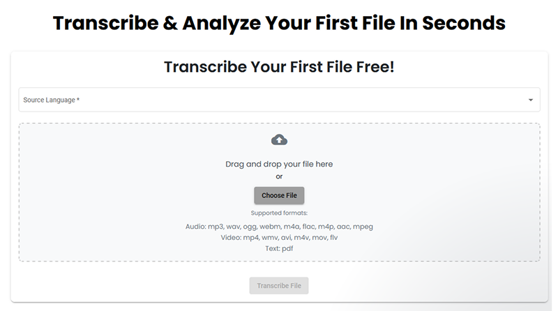 Speak AI free file translate for test