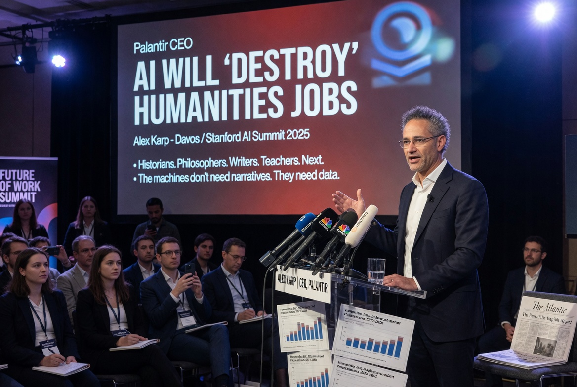 Palantir CEO: AI Will 'Destroy' Humanities Jobs